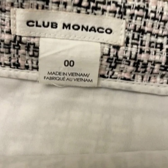 Club Monaco Tweed Mini Skirt - Picture 3 of 4